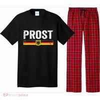 Retro Oktoberfest Man Woman German Flag Prost Pajama Set thumb 0