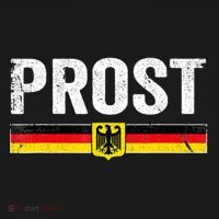 Retro Oktoberfest Man Woman German Flag Prost Pajama Set thumb 2