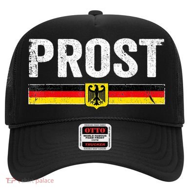 Retro Oktoberfest Man Woman German Flag Prost Hat
