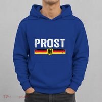 Retro Oktoberfest Man Woman German Flag Prost Hoodie thumb 0