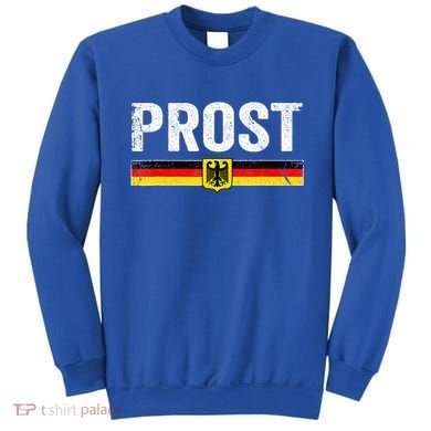 Retro Oktoberfest Man Woman German Flag Prost Sweatshirt