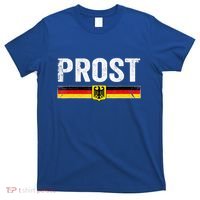Retro Oktoberfest Man Woman German Flag Prost T-Shirt thumb 0