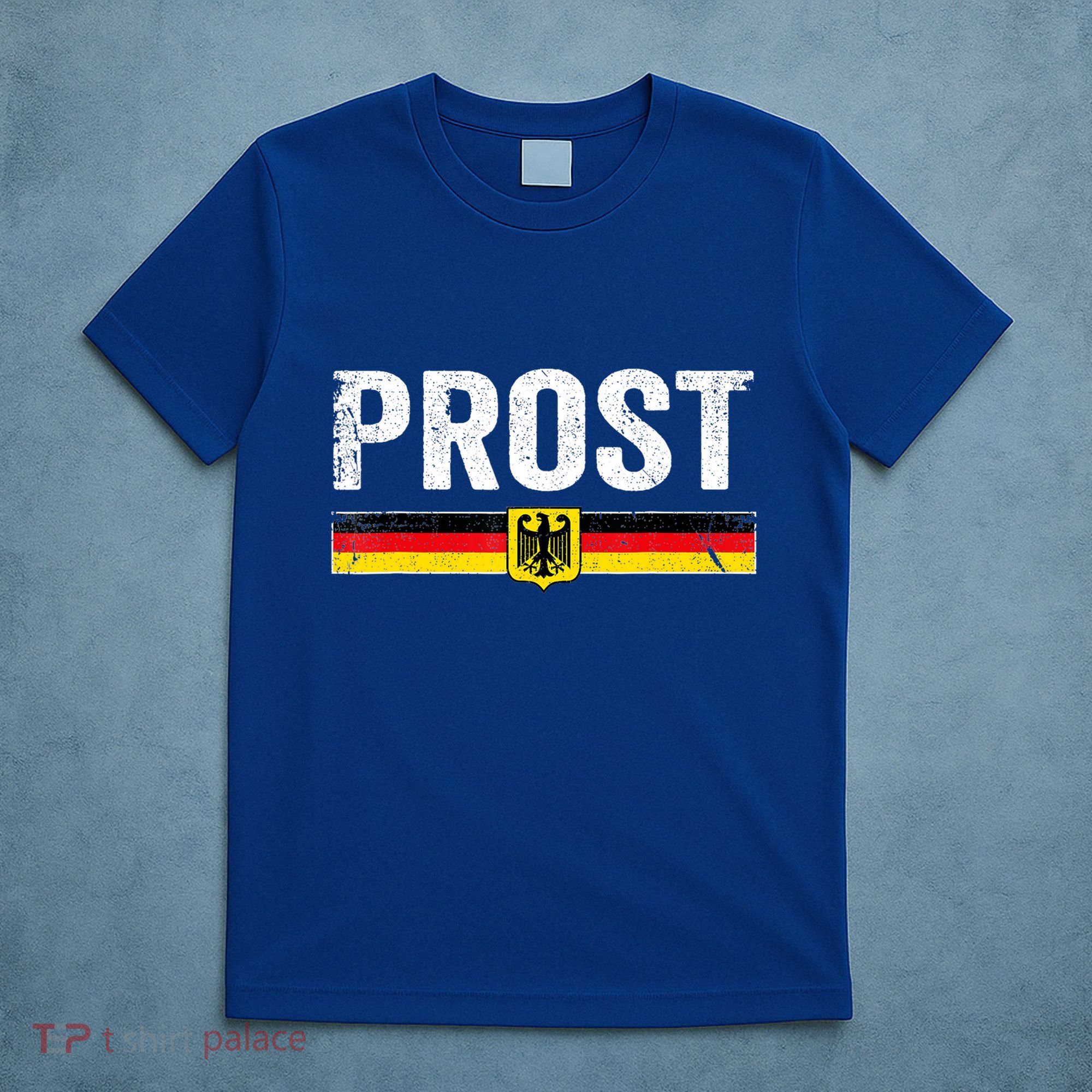 Retro Oktoberfest Man Woman German Flag Prost T-Shirt