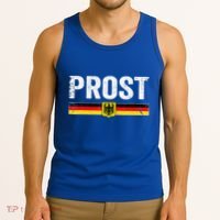 Retro Oktoberfest Man Woman German Flag Prost Tank Top thumb 3