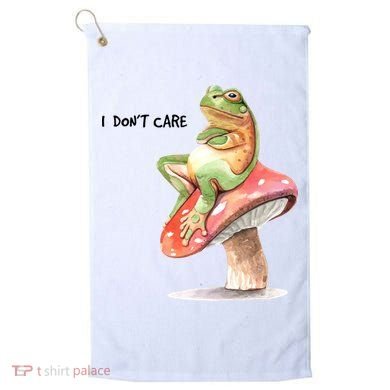 Rog On Mushroom Golf Towel