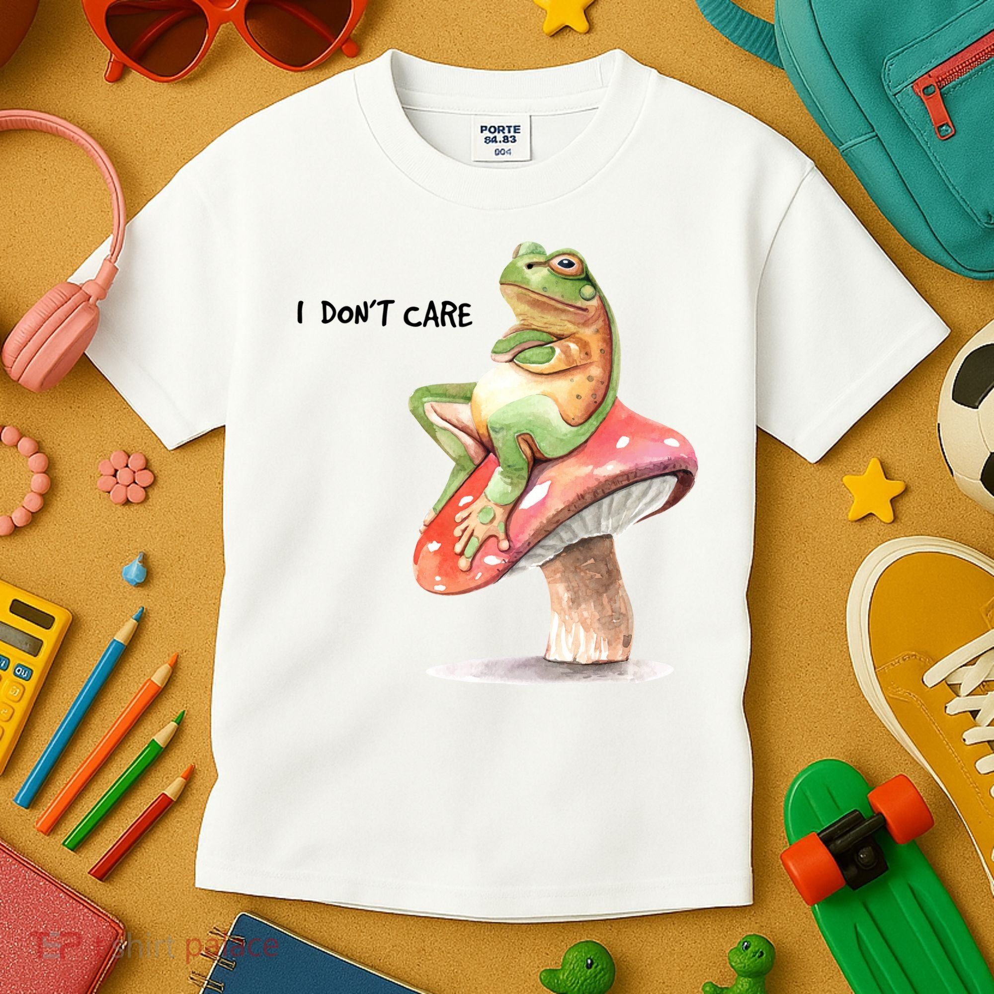 Rog On Mushroom Kids T-Shirt