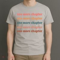 Retro One More Chapter Bookish Funny T-Shirt thumb 3