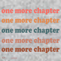 Retro One More Chapter Bookish Funny Pajama Set thumb 2