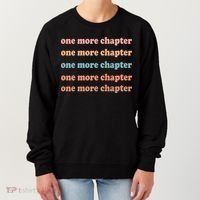 Retro One More Chapter Bookish Funny Women's Sweatshirt thumb 0