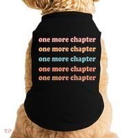 Retro One More Chapter Bookish Funny Doggie Tank thumb 0
