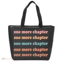 Retro One More Chapter Bookish Funny Tote Bag thumb 0