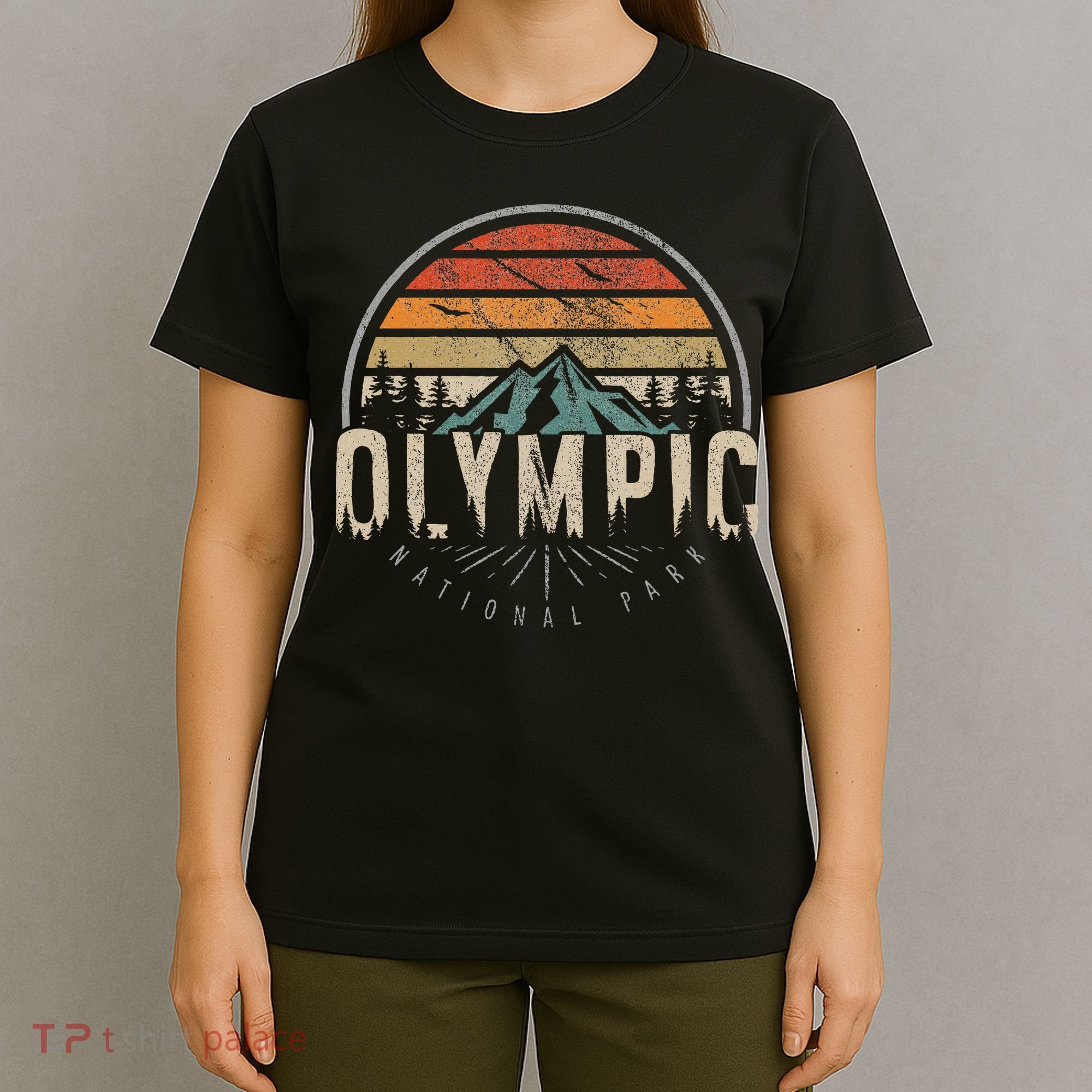 Retro O.L.Y.M.P.I.C National Park Us Vintage T-Shirt