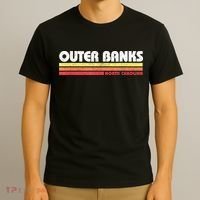 Retro OBX North Carolina NC Vintage Souvenir T-Shirt thumb 3