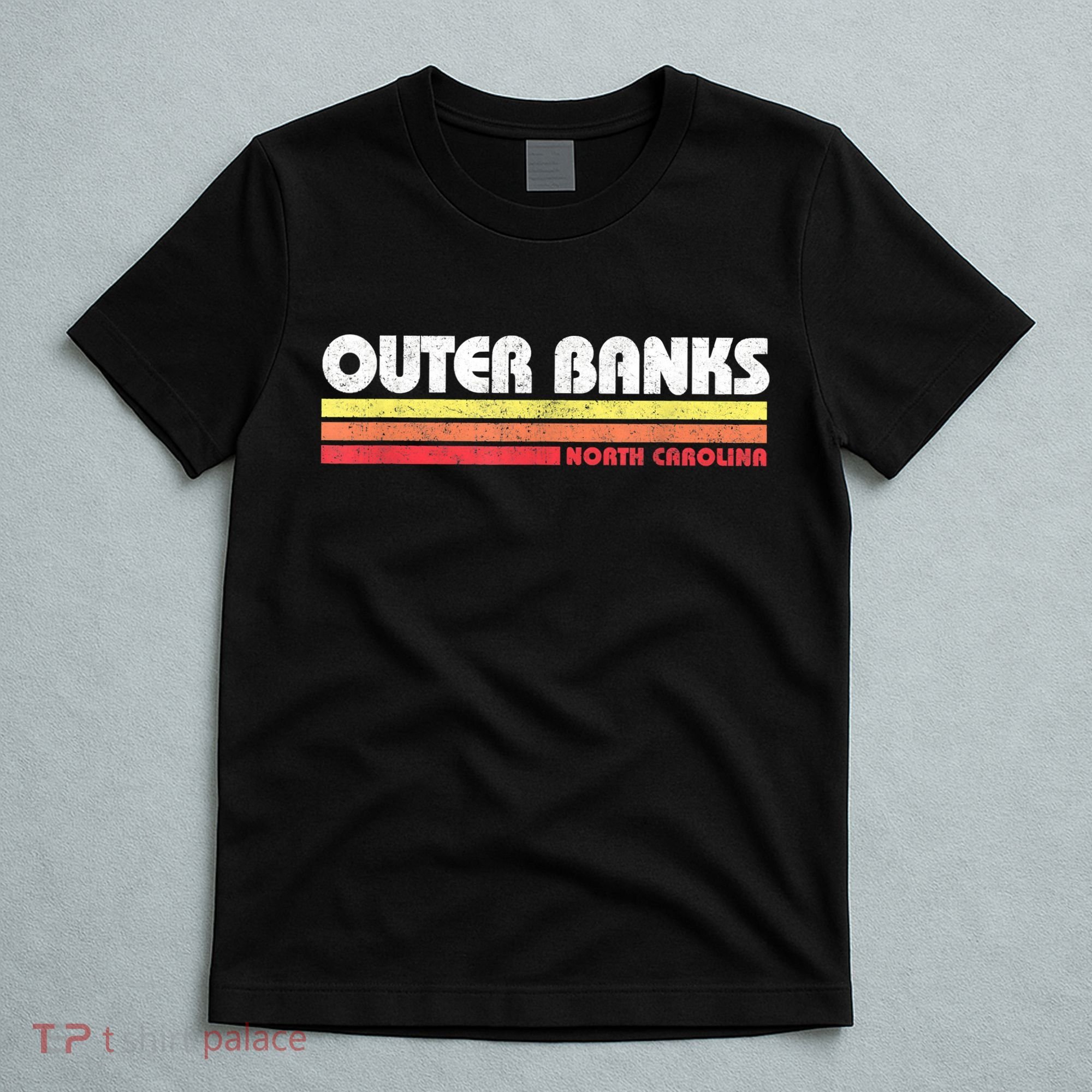 Retro OBX North Carolina NC Vintage Souvenir T-Shirt