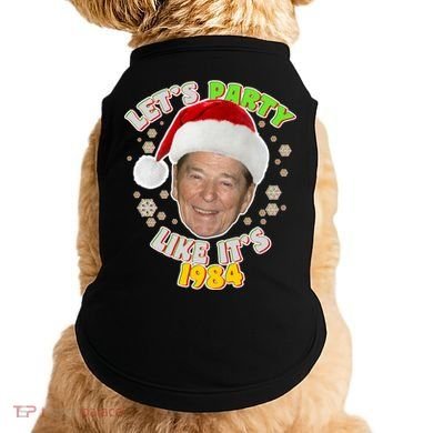 Ronald Reagan Let's Party Like It's 1984 Doggie Tank