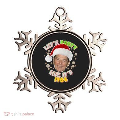 Ronald Reagan Let's Party Like It's 1984 Ornament
