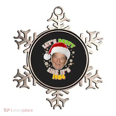 Ronald Reagan Let's Party Like It's 1984 Ornament