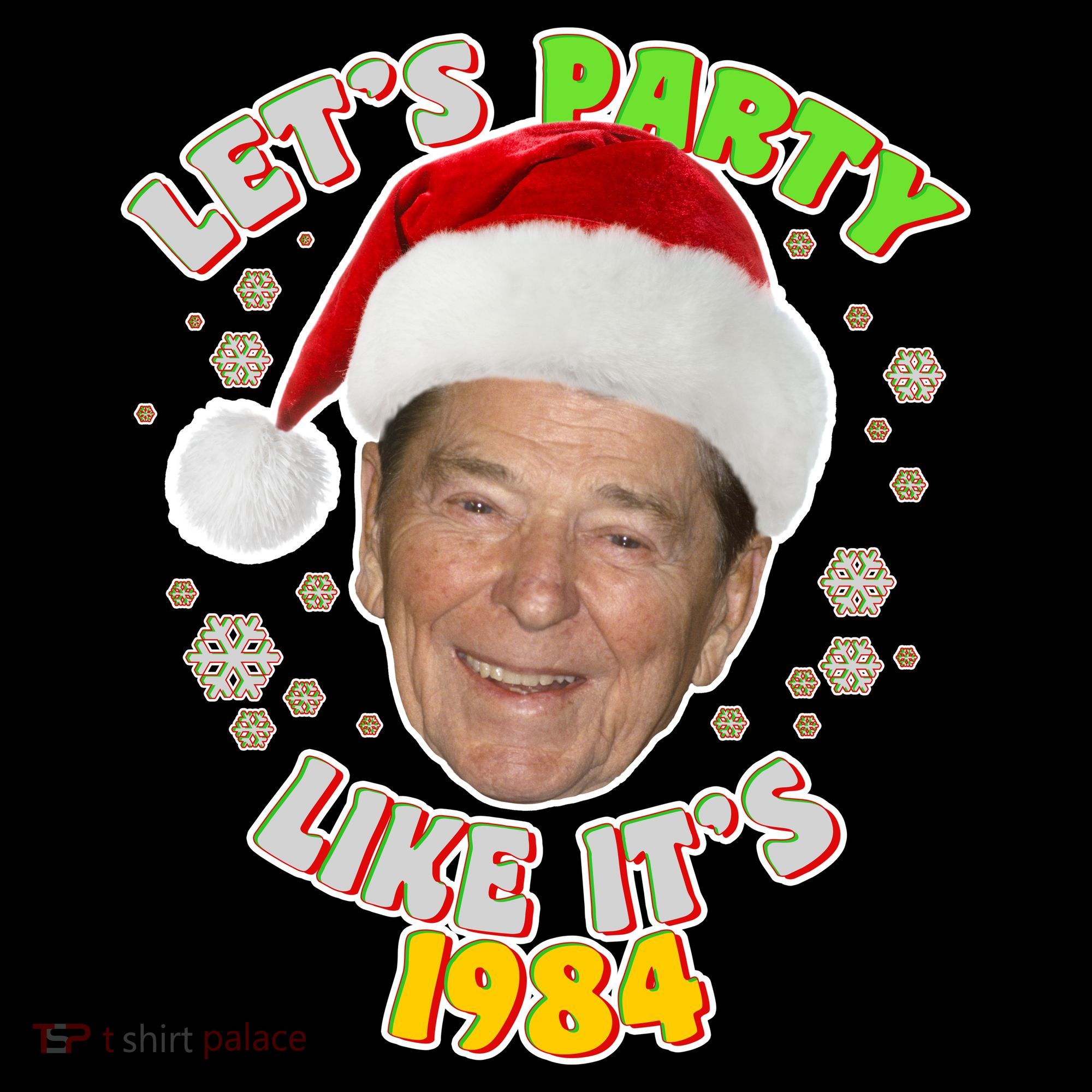 Ronald Reagan Let's Party Like It's 1984 Ornament