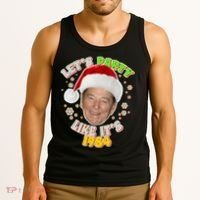 Ronald Reagan Let's Party Like It's 1984 Tank Top thumb 3