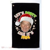 Ronald Reagan Let's Party Like It's 1984 Golf Towel thumb 0