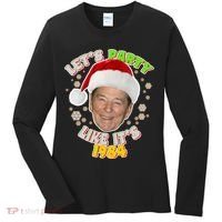Ronald Reagan Let's Party Like It's 1984 Women's Long Sleeve Shirt thumb 0