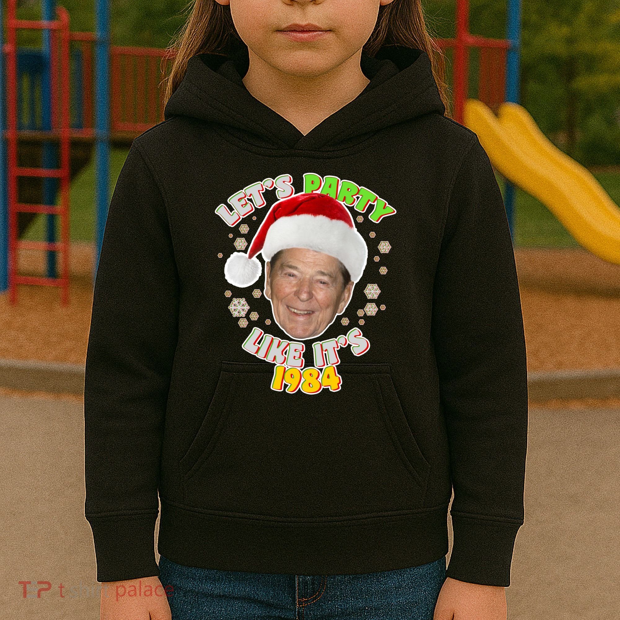 Ronald Reagan Let's Party Like It's 1984 Kids Hoodie