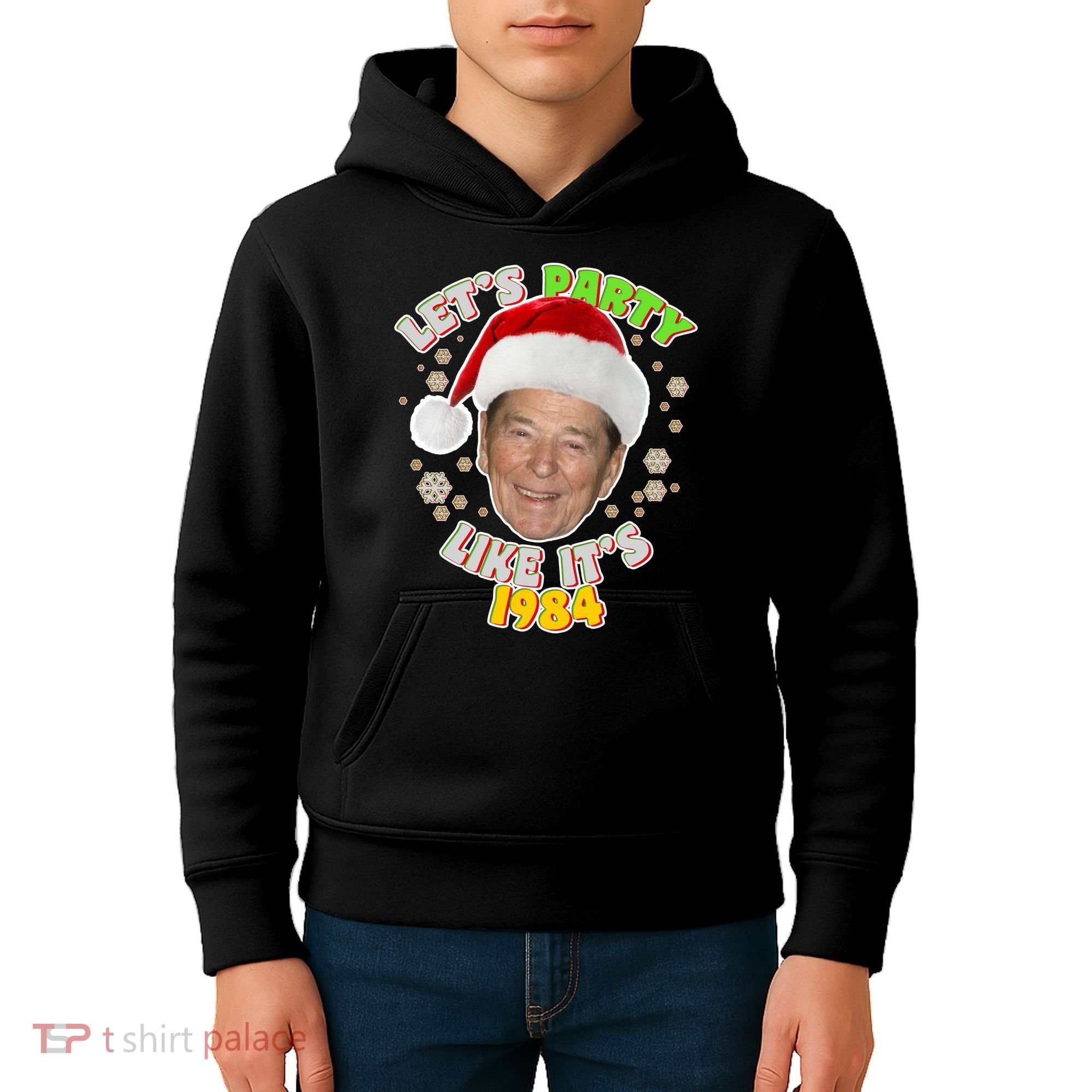 Ronald Reagan Let's Party Like It's 1984 Kids Hoodie