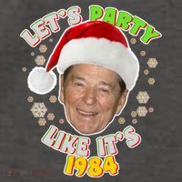 Ronald Reagan Let's Party Like It's 1984 Vector Backpack thumb 2