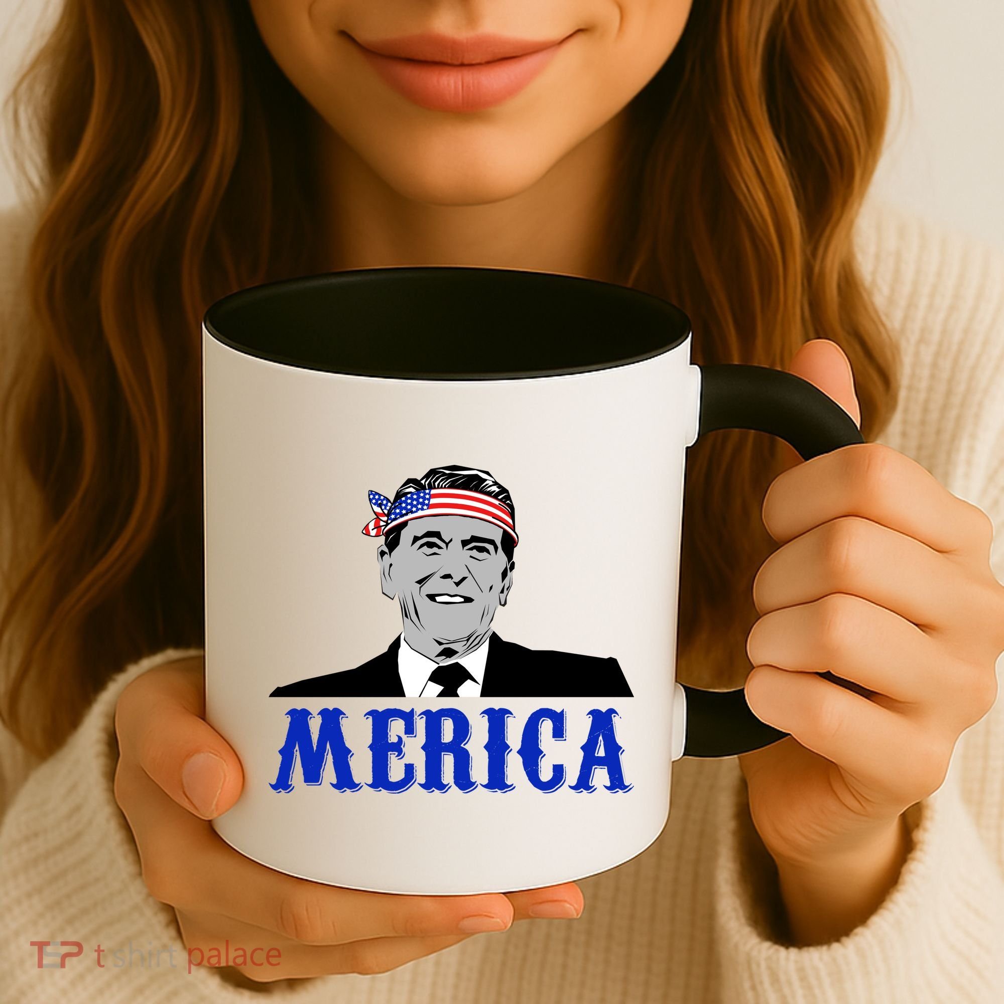 Ronald Reagan Merica Coffee Mug