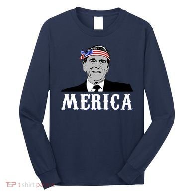 Ronald Reagan Merica Long Sleeve Shirt