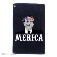 Ronald Reagan Merica Golf Towel thumb 0