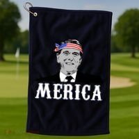 Ronald Reagan Merica Golf Towel thumb 1