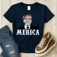 Ronald Reagan Merica Women's T-Shirt thumb 3