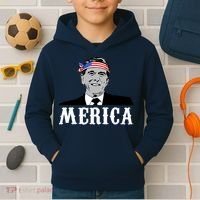 Ronald Reagan Merica Kids Hoodie thumb 2