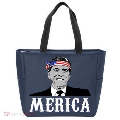 Ronald Reagan Merica Tote Bag