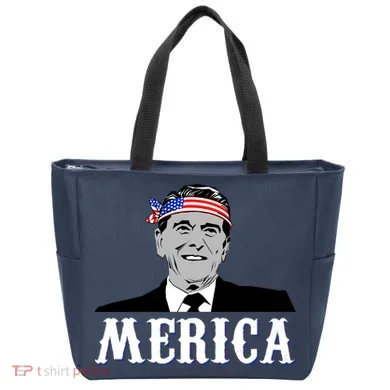 Ronald Reagan Merica Tote Bag