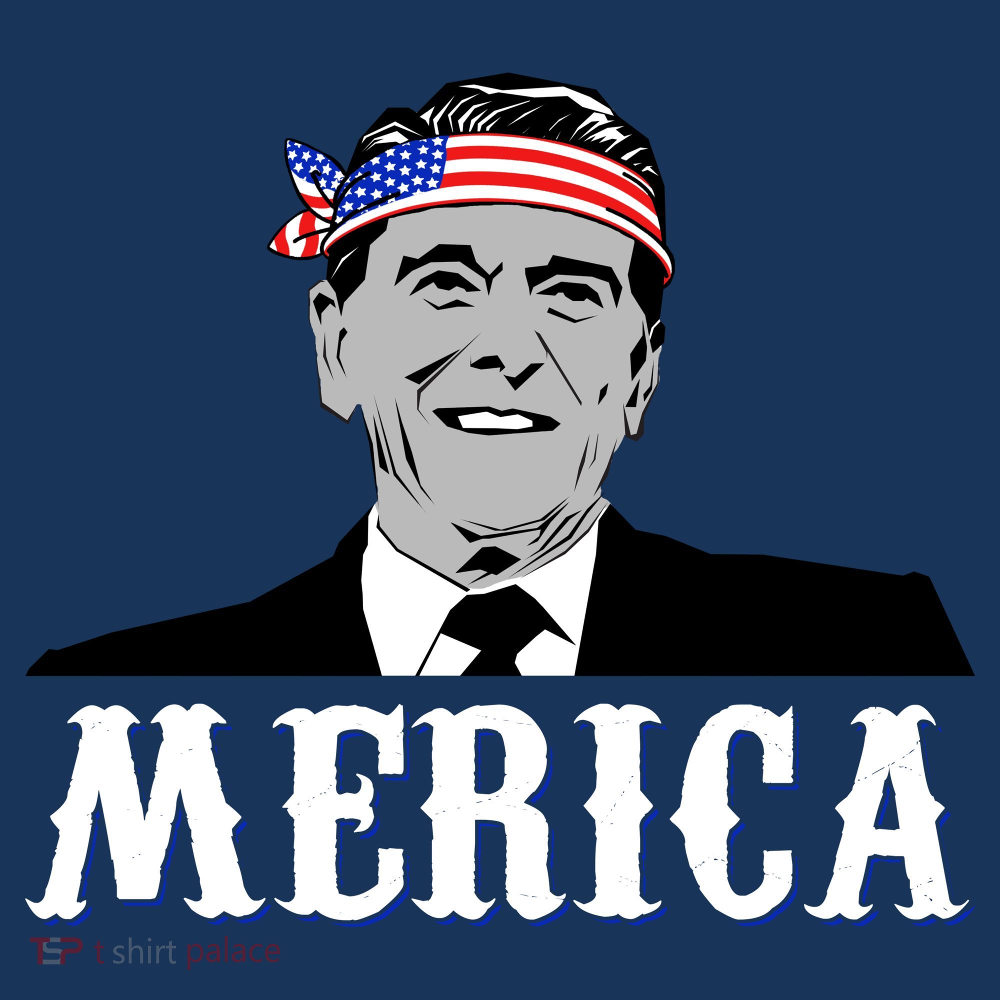 Ronald Reagan Merica Tote Bag