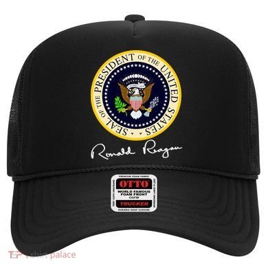 Ronald Reagan Presidential Seal Signature Hat