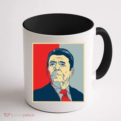 Ronald Reagan Retro Coffee Mug back