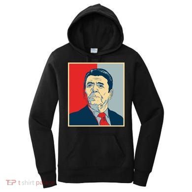 Ronald Reagan Retro Women's Hoodie