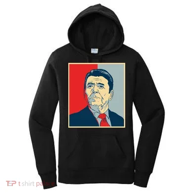 Ronald Reagan Retro Women's Hoodie