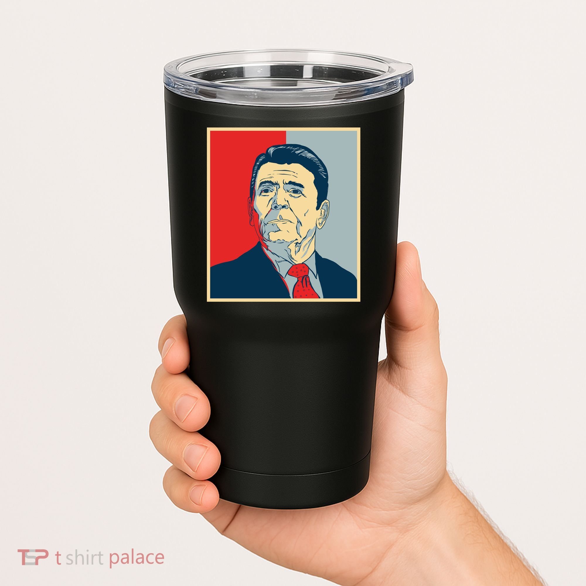Ronald Reagan Retro Tumbler