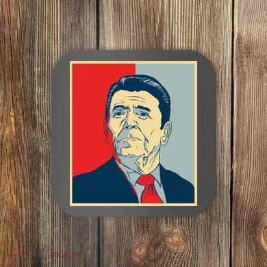 Ronald Reagan Retro Coaster