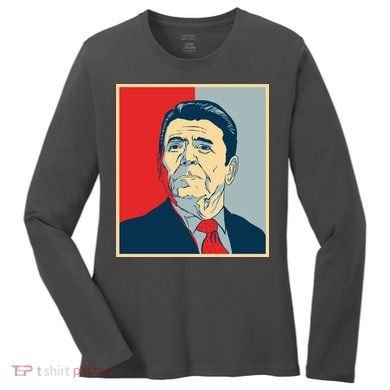 Ronald Reagan Retro Women's Long Sleeve Shirt