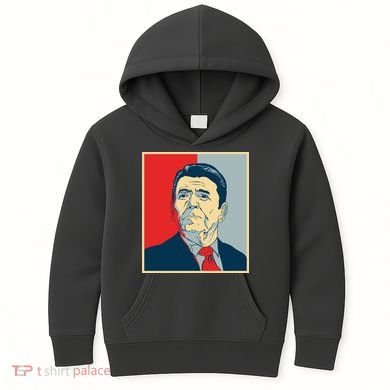 Ronald Reagan Retro Kids Hoodie