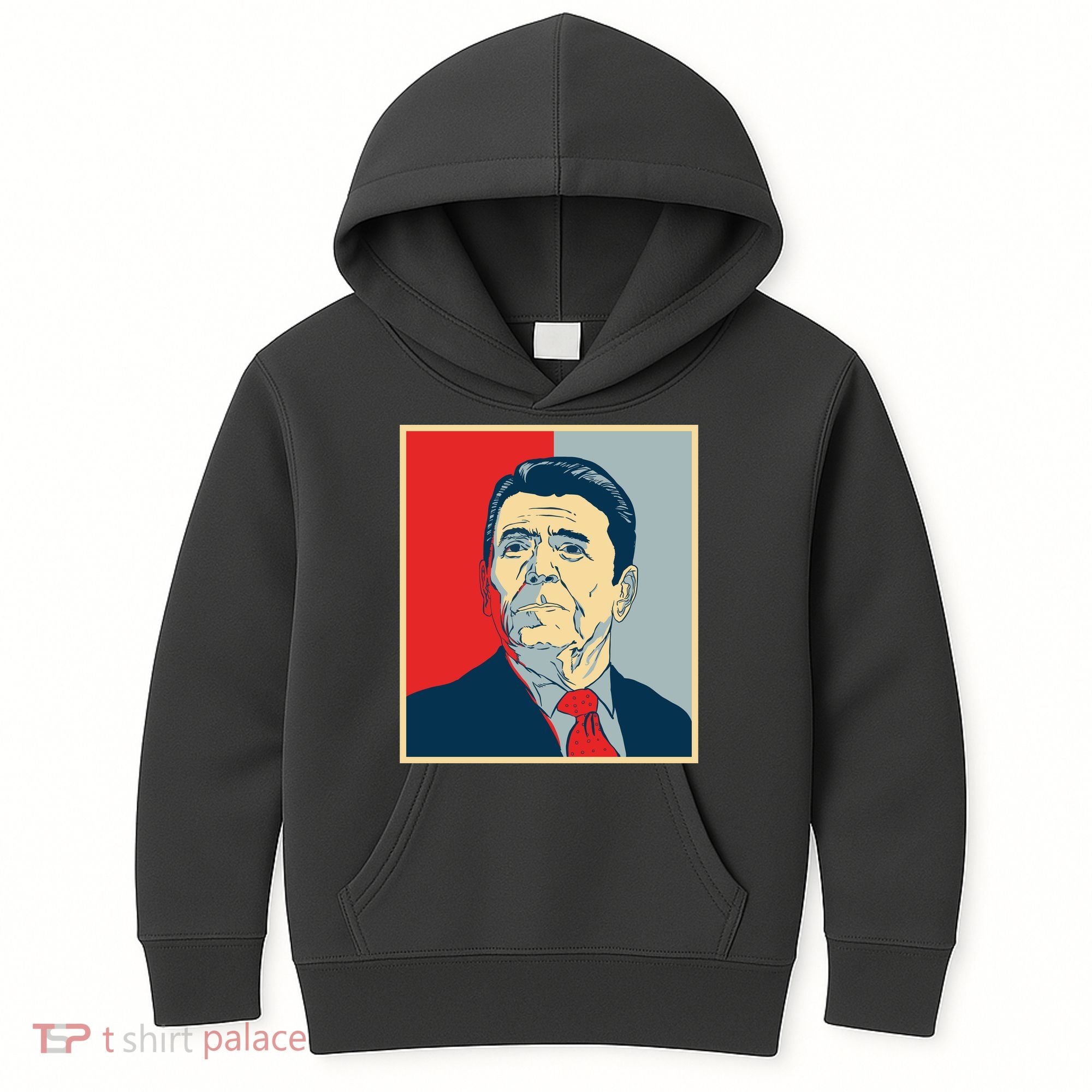 Ronald Reagan Retro Kids Hoodie