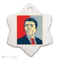 Ronald Reagan Retro Ceramic Ornament thumb 0
