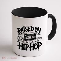 Raised On Old School Graffiti Rap Hip Hop Coffee Mug thumb 1