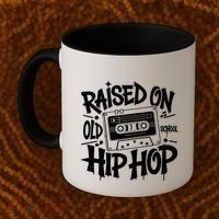 Raised On Old School Graffiti Rap Hip Hop Coffee Mug thumb 2