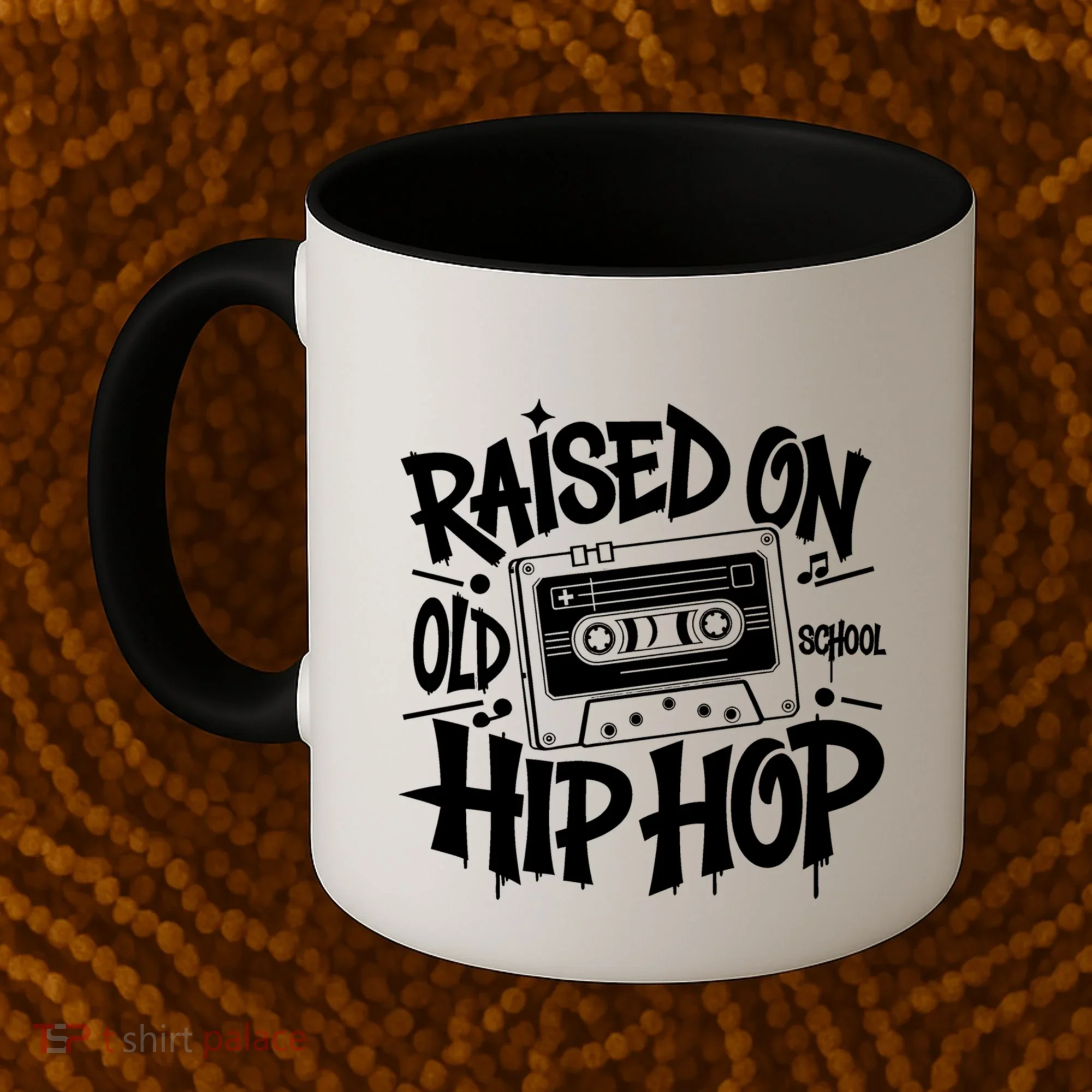 Raised On Old School Graffiti Rap Hip Hop Coffee Mug